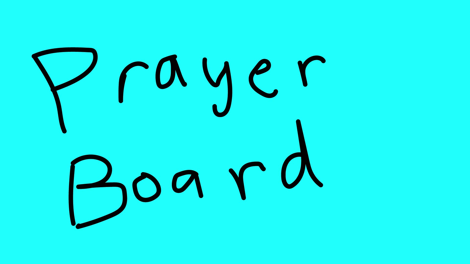 The Prayer board Cover Photo