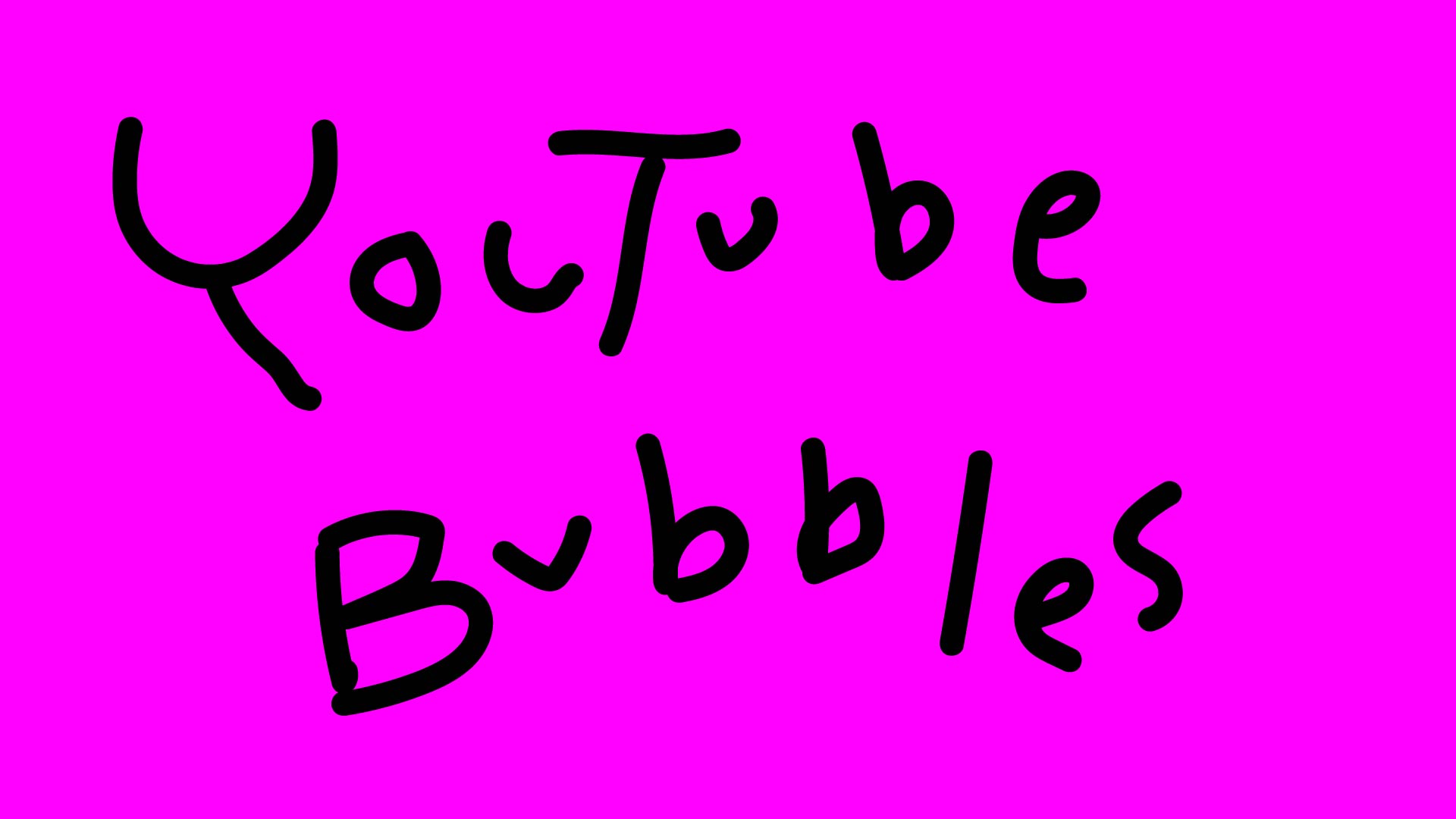 The YouTube Bubbles Cover Photo